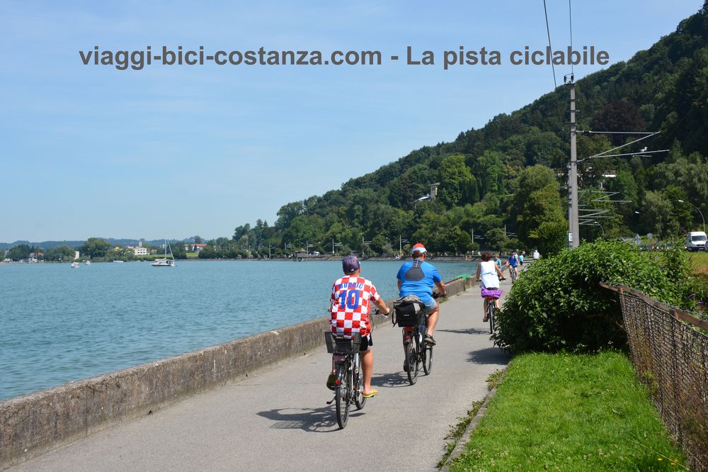 La pista ciclabile - Lago di Costanza